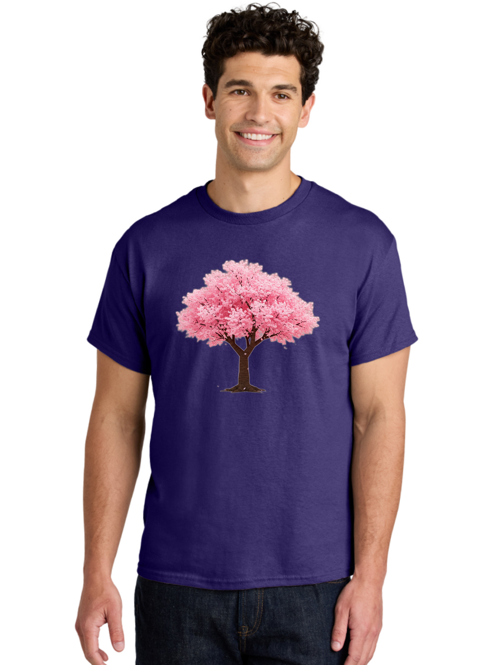 Pink-Cherry-Blossom-Tree Men'S Graphic Tee, 100% Cotton, Comfortable Casual Summer Wear, Machine Washable, Vintage Camera, Old Camera, Antique Camera, Black Camera, Classic Photography, Photography Equipment, Nostalgic Device, Film Camera, Baj168
