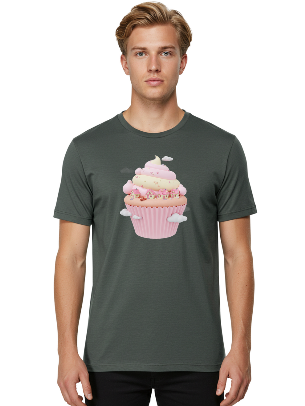 Pink-Cupcake-Village Men'S Graphic Tee, 100% Cotton, Comfortable Casual Summer Wear, Machine Washable, Vintage Camera, Old Camera, Antique Camera, Black Camera, Classic Photography, Photography Equipment, Nostalgic Device, Film Camera, Baj169