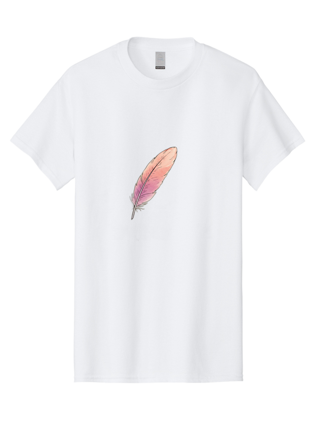Pink-Feather-2 Men'S Graphic Tee, 100% Cotton, Comfortable Casual Summer Wear, Machine Washable, Vintage Camera, Old Camera, Antique Camera, Black Camera, Classic Photography, Photography Equipment, Nostalgic Device, Film Camera, Camera Art Baj172