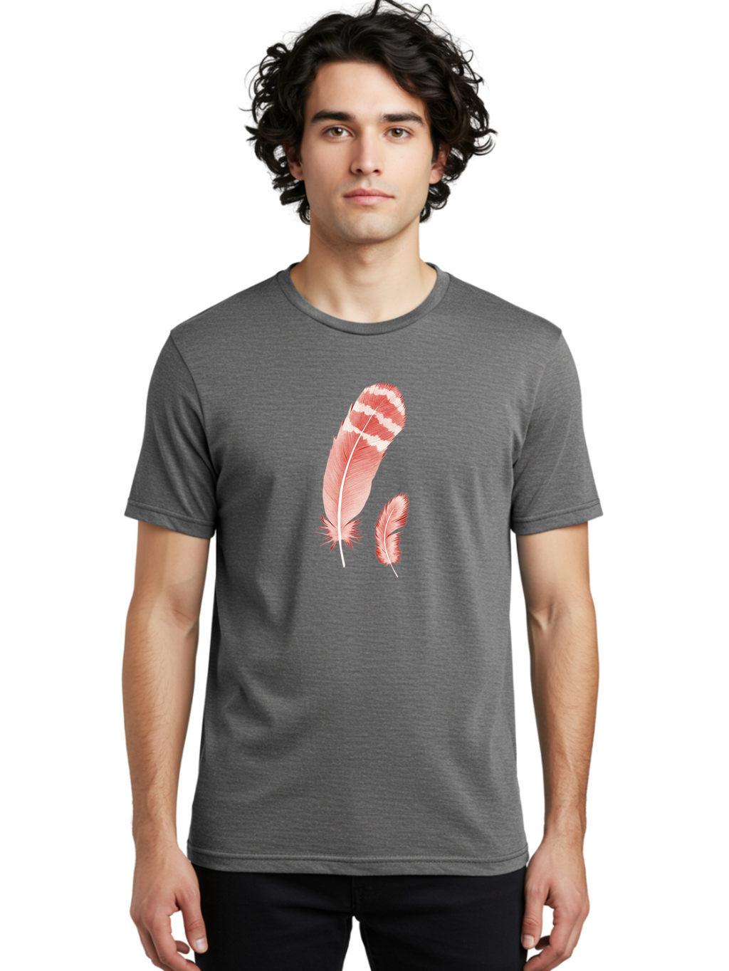 Pink-Feathers Men'S Graphic Tee, 100% Cotton, Comfortable Casual Summer Wear, Machine Washable, Vintage Camera, Old Camera, Antique Camera, Black Camera, Classic Photography, Photography Equipment, Nostalgic Device, Film Camera, Camera Art Baj175