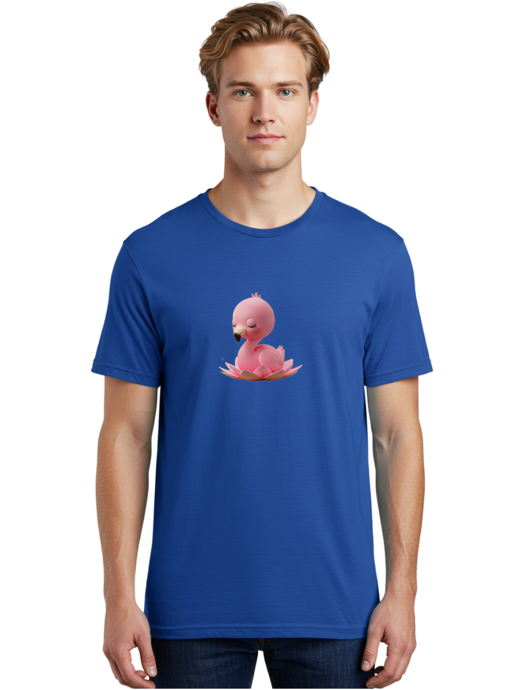 Pink-Flamingo-1 Men'S Graphic Tee, 100% Cotton, Comfortable Casual Summer Wear, Machine Washable, Vintage Camera, Old Camera, Antique Camera, Black Camera, Classic Photography, Photography Equipment, Nostalgic Device, Film Camera, Camera Art Baj176