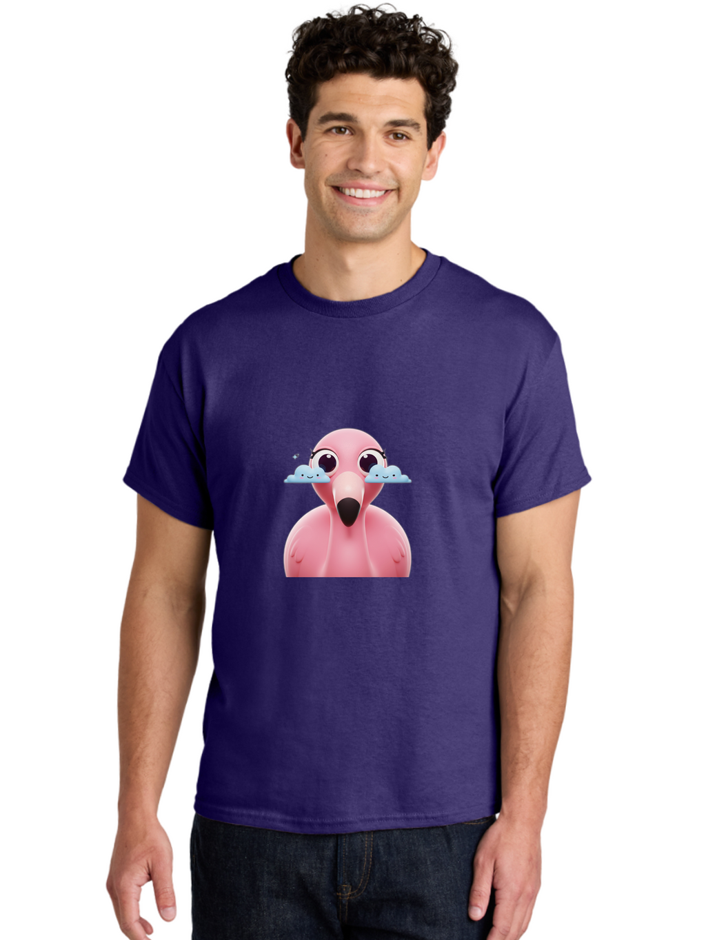 Pink-Flamingo-4 Men'S Graphic Tee, 100% Cotton, Comfortable Casual Summer Wear, Machine Washable, Vintage Camera, Old Camera, Antique Camera, Black Camera, Classic Photography, Photography Equipment, Nostalgic Device, Film Camera, Camera Art Baj179
