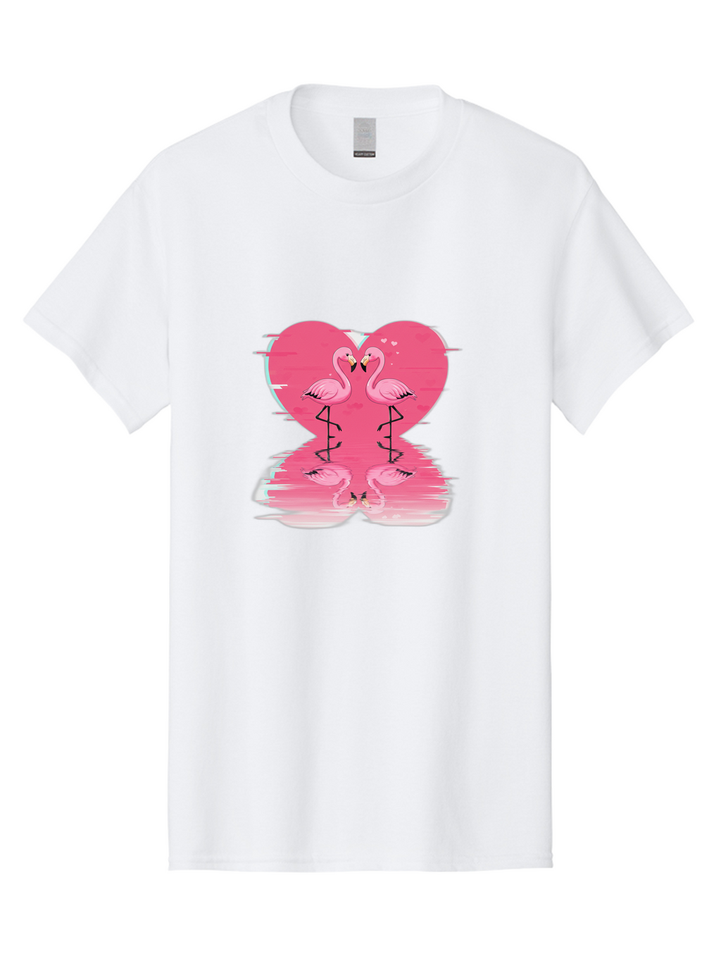 Pink-Flamingos-Heart-1 Men'S Graphic Tee, 100% Cotton, Comfortable Casual Summer Wear, Machine Washable, Vintage Camera, Old Camera, Antique Camera, Black Camera, Classic Photography, Photography Equipment, Nostalgic Device, Film Camera, Baj185