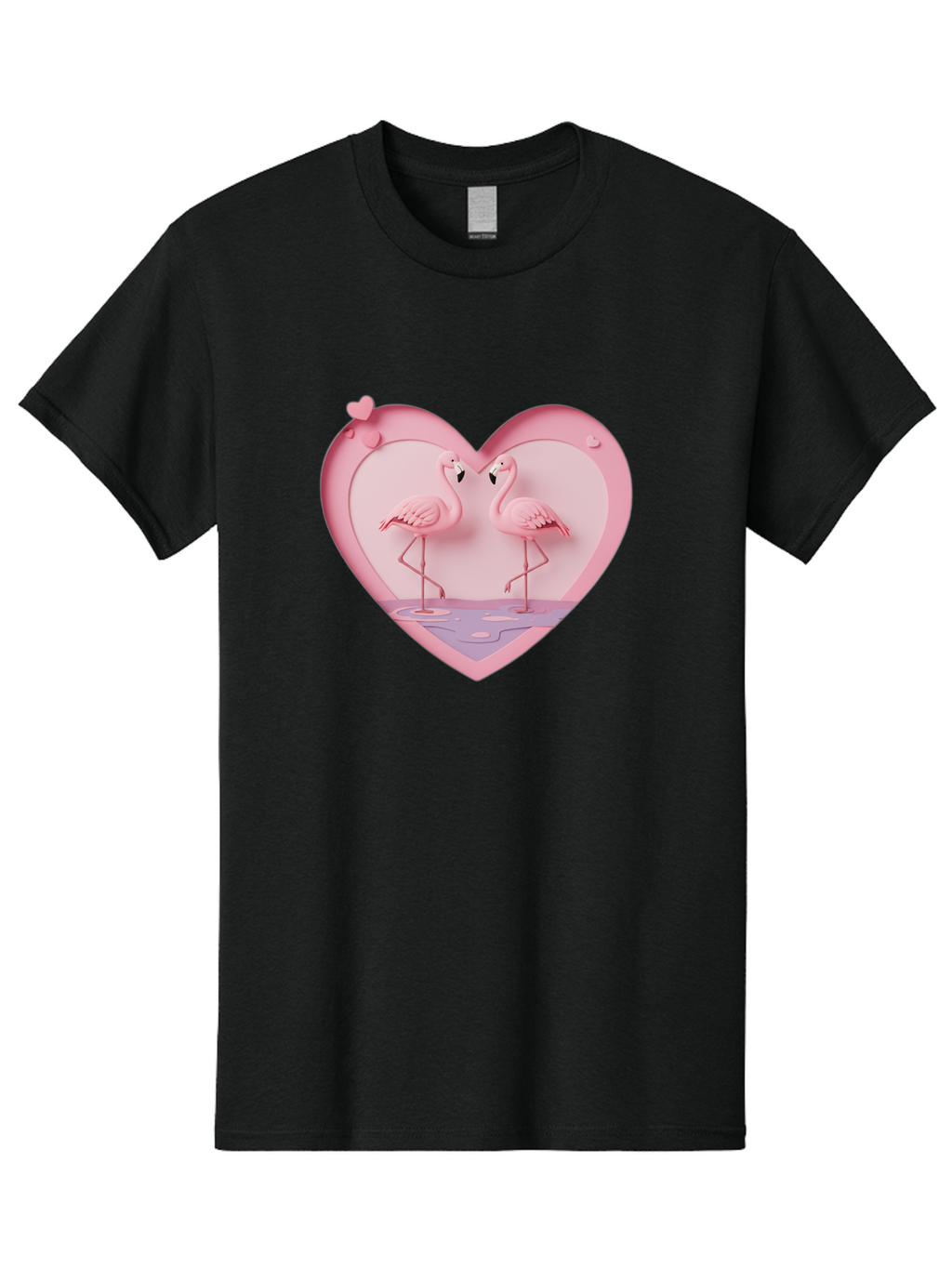 Pink-Flamingos-Heart Men'S Graphic Tee, 100% Cotton, Comfortable Casual Summer Wear, Machine Washable, Vintage Camera, Old Camera, Antique Camera, Black Camera, Classic Photography, Photography Equipment, Nostalgic Device, Film Camera, Baj187