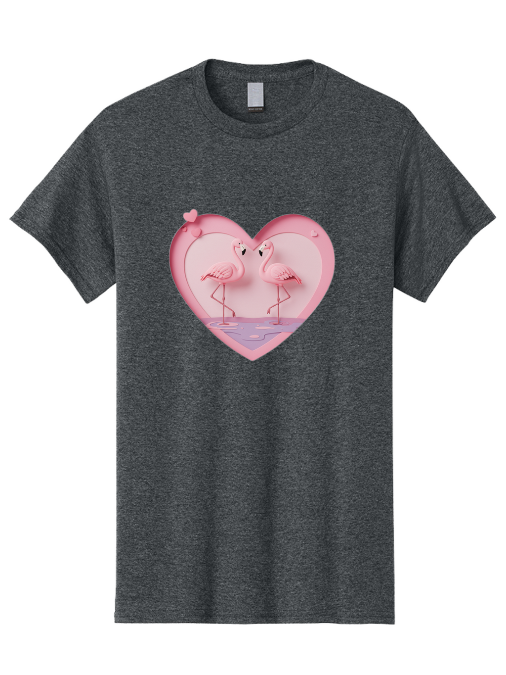 Pink-Flamingos-Heart Men'S Graphic Tee, 100% Cotton, Comfortable Casual Summer Wear, Machine Washable, Vintage Camera, Old Camera, Antique Camera, Black Camera, Classic Photography, Photography Equipment, Nostalgic Device, Film Camera, Baj187