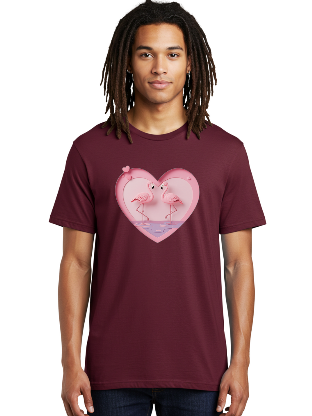 Pink-Flamingos-Heart Men'S Graphic Tee, 100% Cotton, Comfortable Casual Summer Wear, Machine Washable, Vintage Camera, Old Camera, Antique Camera, Black Camera, Classic Photography, Photography Equipment, Nostalgic Device, Film Camera, Baj187