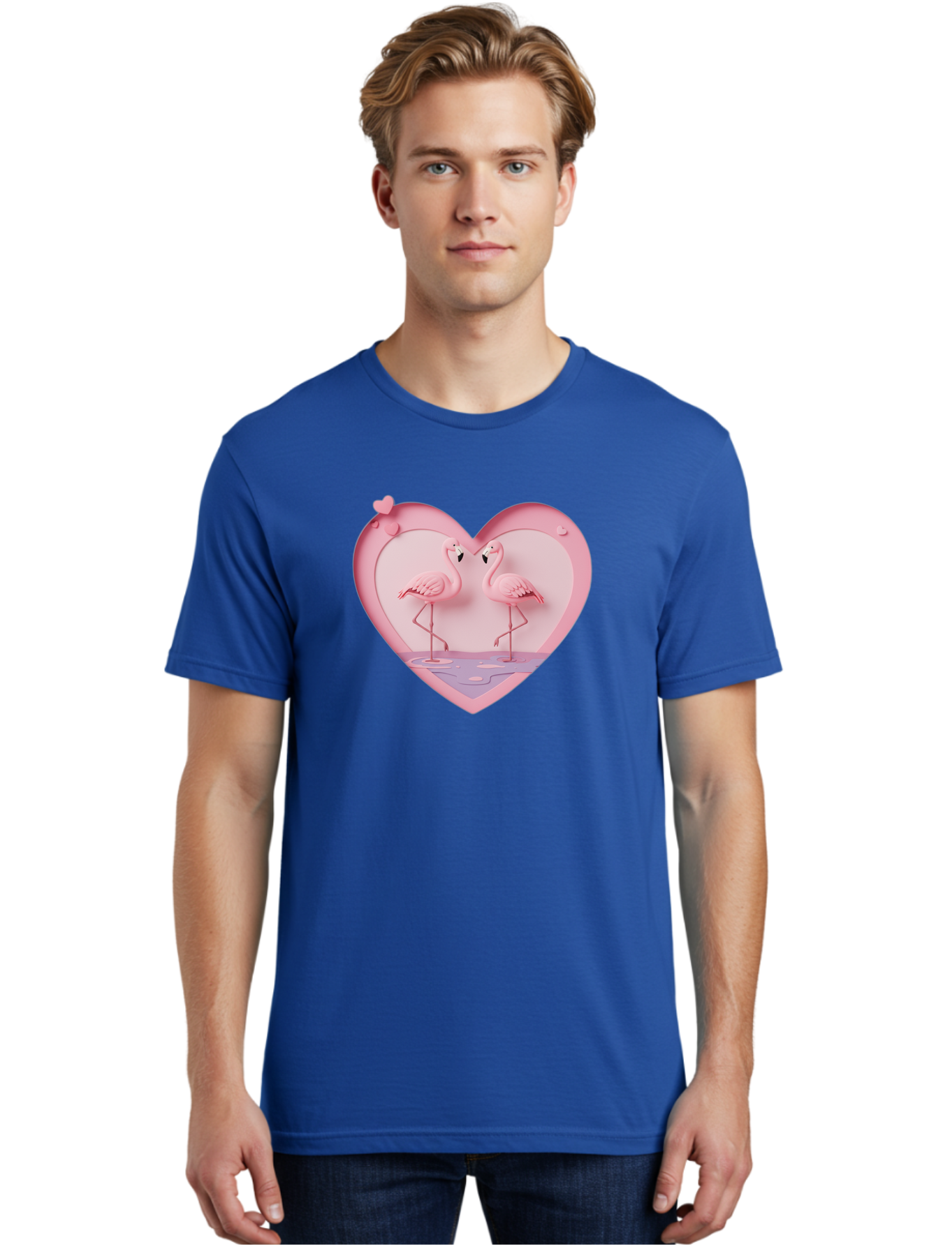 Pink-Flamingos-Heart Men'S Graphic Tee, 100% Cotton, Comfortable Casual Summer Wear, Machine Washable, Vintage Camera, Old Camera, Antique Camera, Black Camera, Classic Photography, Photography Equipment, Nostalgic Device, Film Camera, Baj187