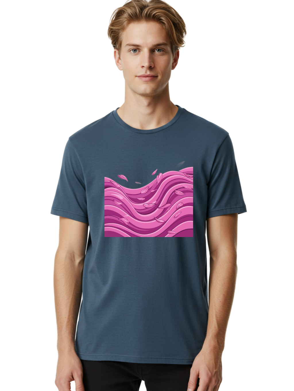 Pink-Waves Men'S Graphic Tee, 100% Cotton, Comfortable Casual Summer Wear, Machine Washable, Vintage Camera, Old Camera, Antique Camera, Black Camera, Classic Photography, Photography Equipment, Nostalgic Device, Film Camera, Camera Art Baj197