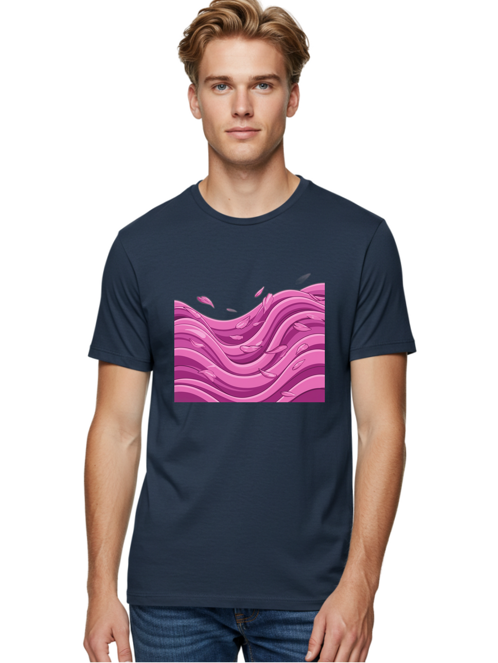 Pink-Waves Men'S Graphic Tee, 100% Cotton, Comfortable Casual Summer Wear, Machine Washable, Vintage Camera, Old Camera, Antique Camera, Black Camera, Classic Photography, Photography Equipment, Nostalgic Device, Film Camera, Camera Art Baj197