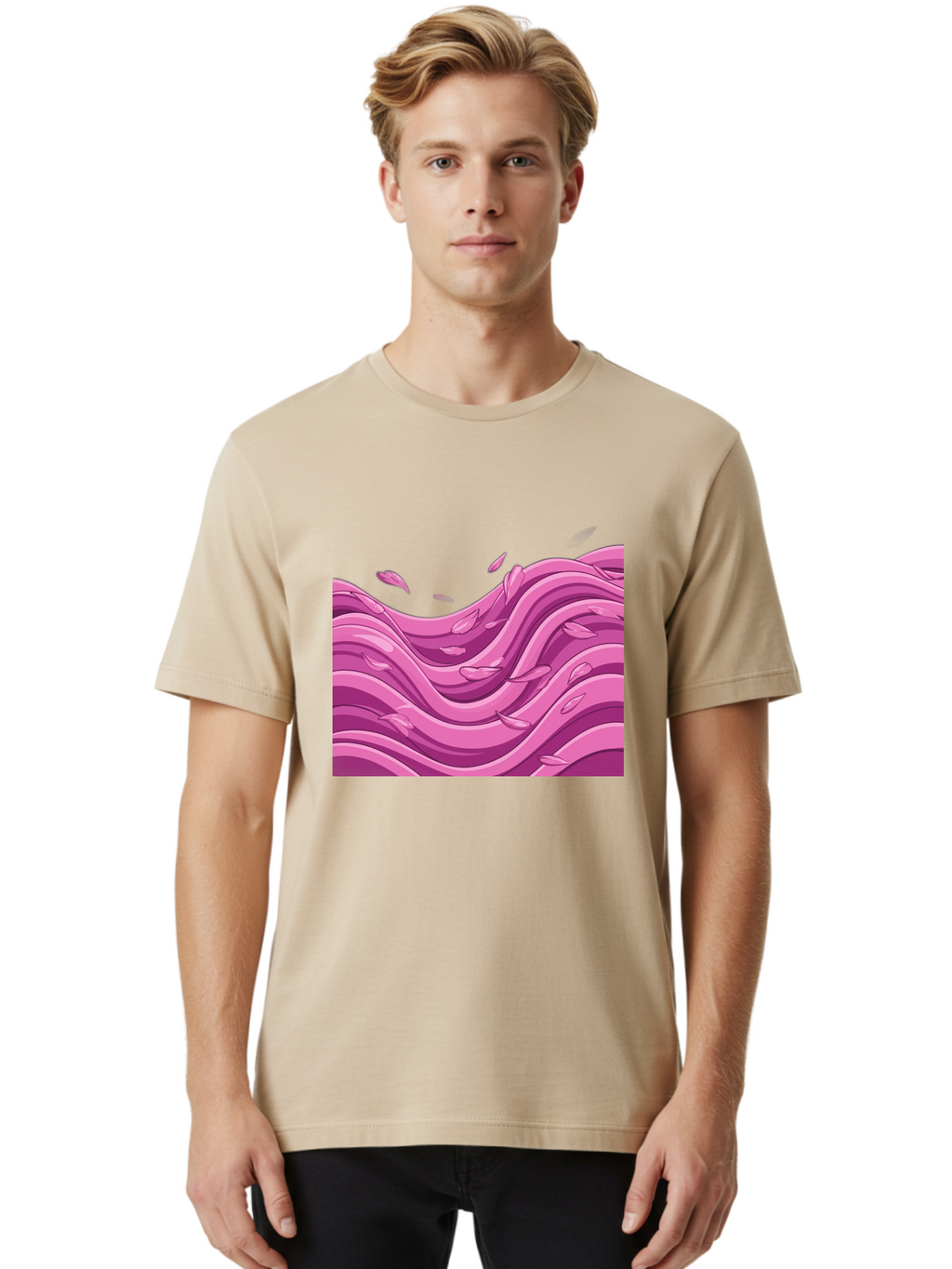 Pink-Waves Men'S Graphic Tee, 100% Cotton, Comfortable Casual Summer Wear, Machine Washable, Vintage Camera, Old Camera, Antique Camera, Black Camera, Classic Photography, Photography Equipment, Nostalgic Device, Film Camera, Camera Art Baj197