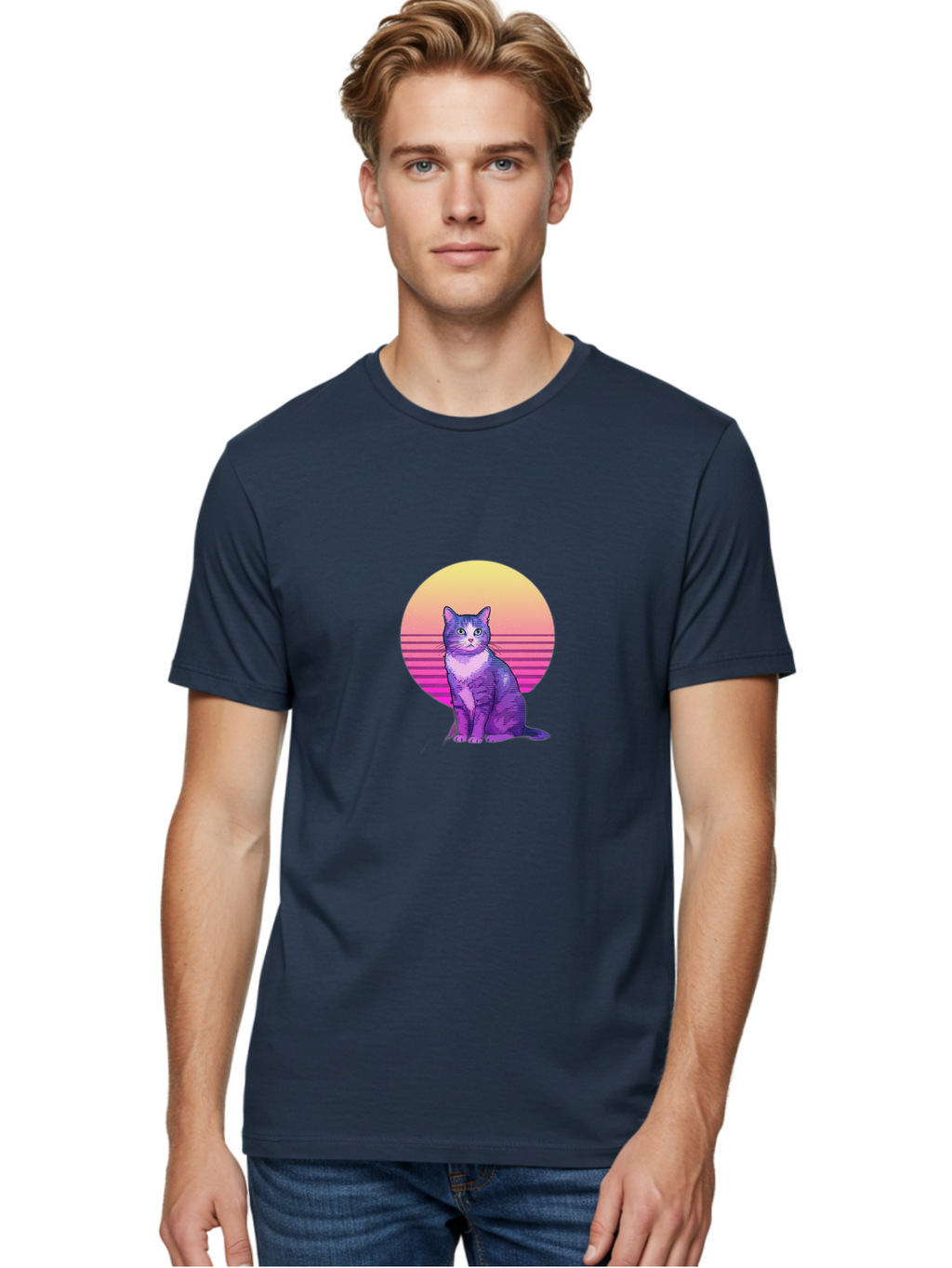 Purple-Cat Men'S Graphic Tee, 100% Cotton, Comfortable Casual Summer Wear, Machine Washable, Vintage Camera, Old Camera, Antique Camera, Black Camera, Classic Photography, Photography Equipment, Nostalgic Device, Film Camera, Camera Art Baj201