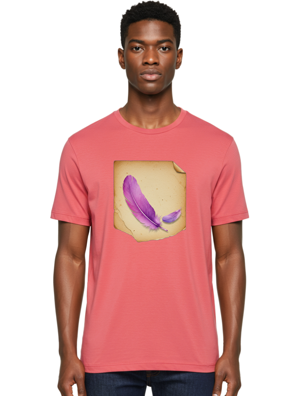Purple-Feathers Men'S Graphic Tee, 100% Cotton, Comfortable Casual Summer Wear, Machine Washable, Vintage Camera, Old Camera, Antique Camera, Black Camera, Classic Photography, Photography Equipment, Nostalgic Device, Film Camera, Camera Art Baj202