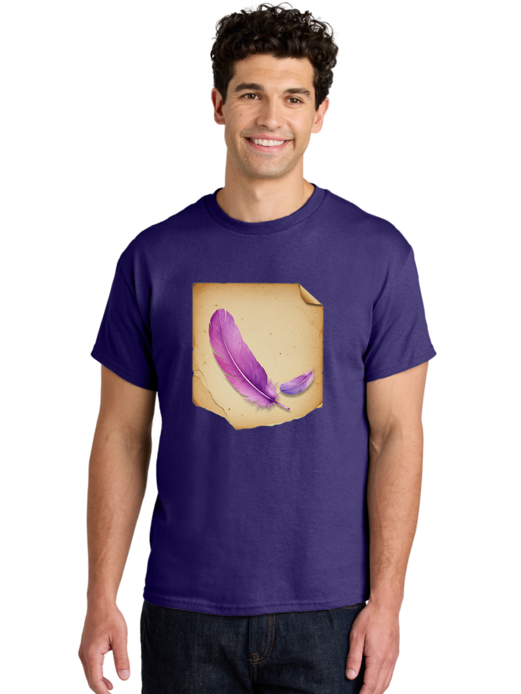 Purple-Feathers Men'S Graphic Tee, 100% Cotton, Comfortable Casual Summer Wear, Machine Washable, Vintage Camera, Old Camera, Antique Camera, Black Camera, Classic Photography, Photography Equipment, Nostalgic Device, Film Camera, Camera Art Baj202