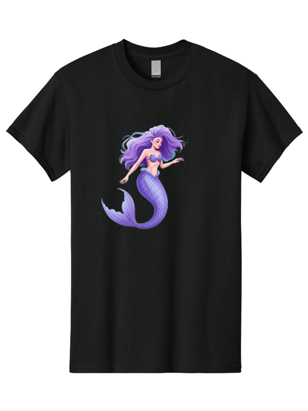 Purple-Mermaid-2 Men'S Graphic Tee, 100% Cotton, Comfortable Casual Summer Wear, Machine Washable, Vintage Camera, Old Camera, Antique Camera, Black Camera, Classic Photography, Photography Equipment, Nostalgic Device, Film Camera, Camera Art Baj204