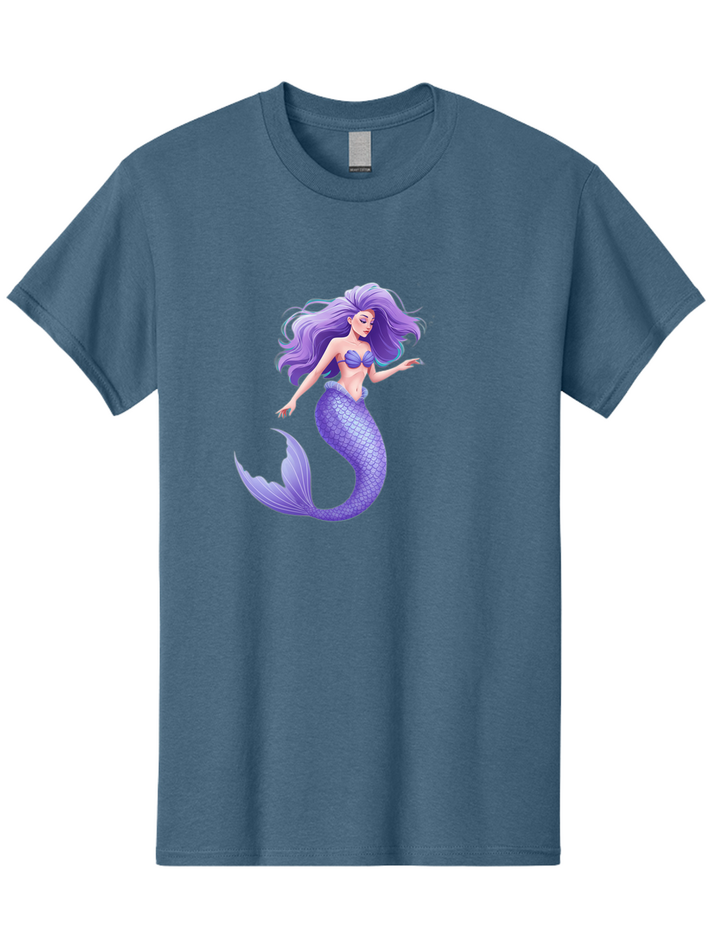 Purple-Mermaid-2 Men'S Graphic Tee, 100% Cotton, Comfortable Casual Summer Wear, Machine Washable, Vintage Camera, Old Camera, Antique Camera, Black Camera, Classic Photography, Photography Equipment, Nostalgic Device, Film Camera, Camera Art Baj204
