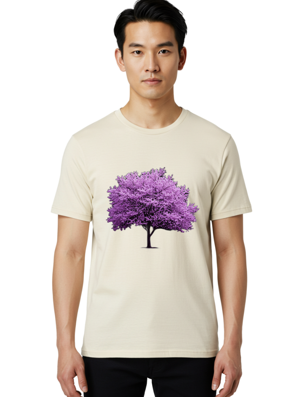 Purple-Tree-1 Men'S Graphic Tee, 100% Cotton, Comfortable Casual Summer Wear, Machine Washable, Vintage Camera, Old Camera, Antique Camera, Black Camera, Classic Photography, Photography Equipment, Nostalgic Device, Film Camera, Camera Art Baj208