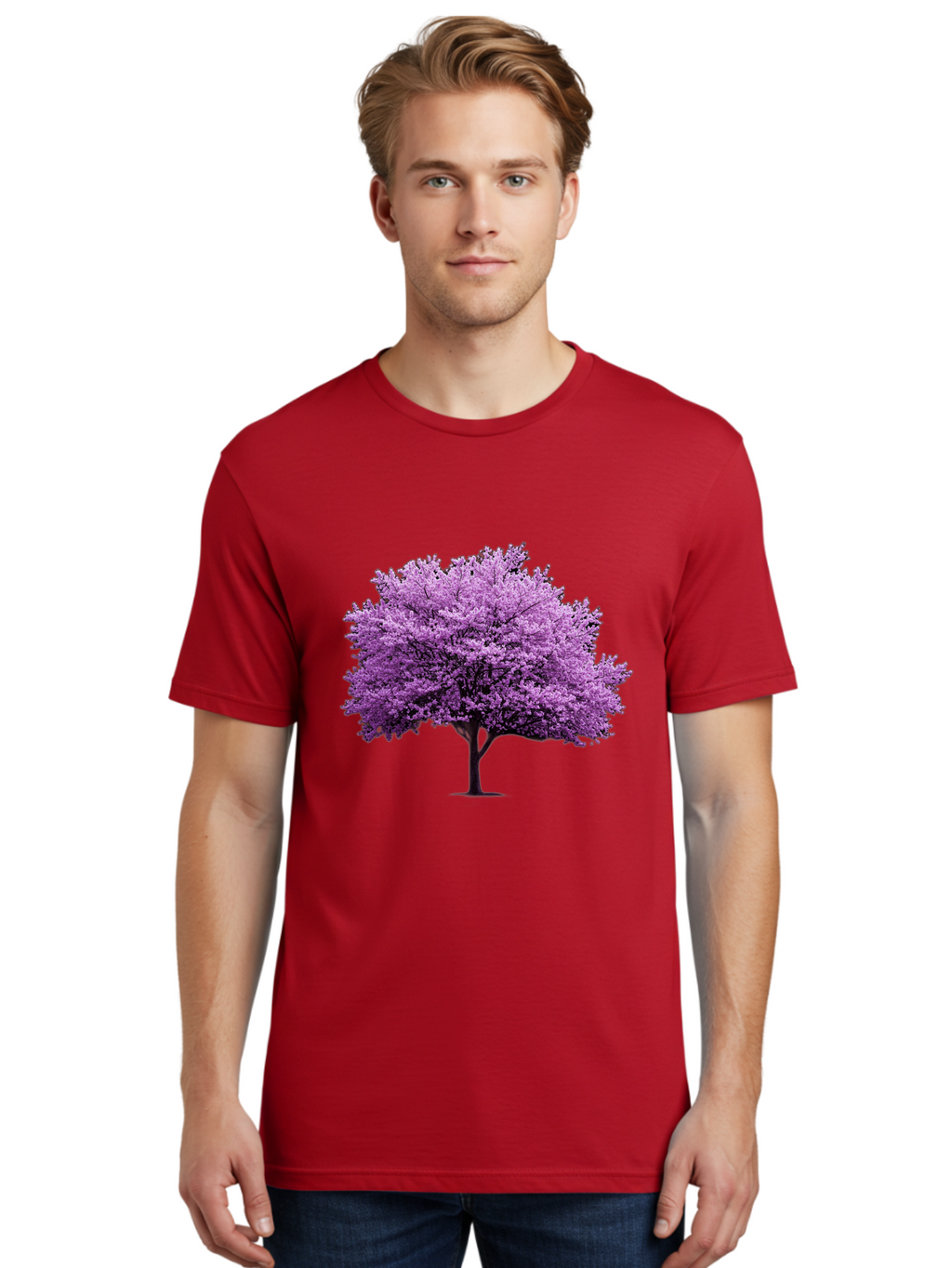 Purple-Tree-1 Men'S Graphic Tee, 100% Cotton, Comfortable Casual Summer Wear, Machine Washable, Vintage Camera, Old Camera, Antique Camera, Black Camera, Classic Photography, Photography Equipment, Nostalgic Device, Film Camera, Camera Art Baj208