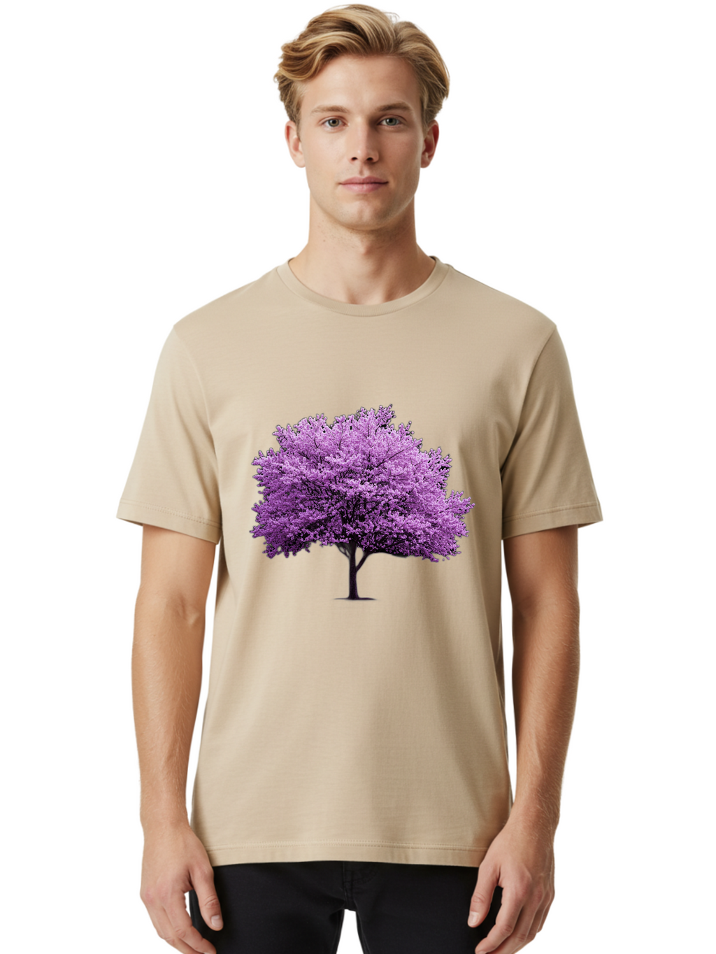 Purple-Tree-1 Men'S Graphic Tee, 100% Cotton, Comfortable Casual Summer Wear, Machine Washable, Vintage Camera, Old Camera, Antique Camera, Black Camera, Classic Photography, Photography Equipment, Nostalgic Device, Film Camera, Camera Art Baj208