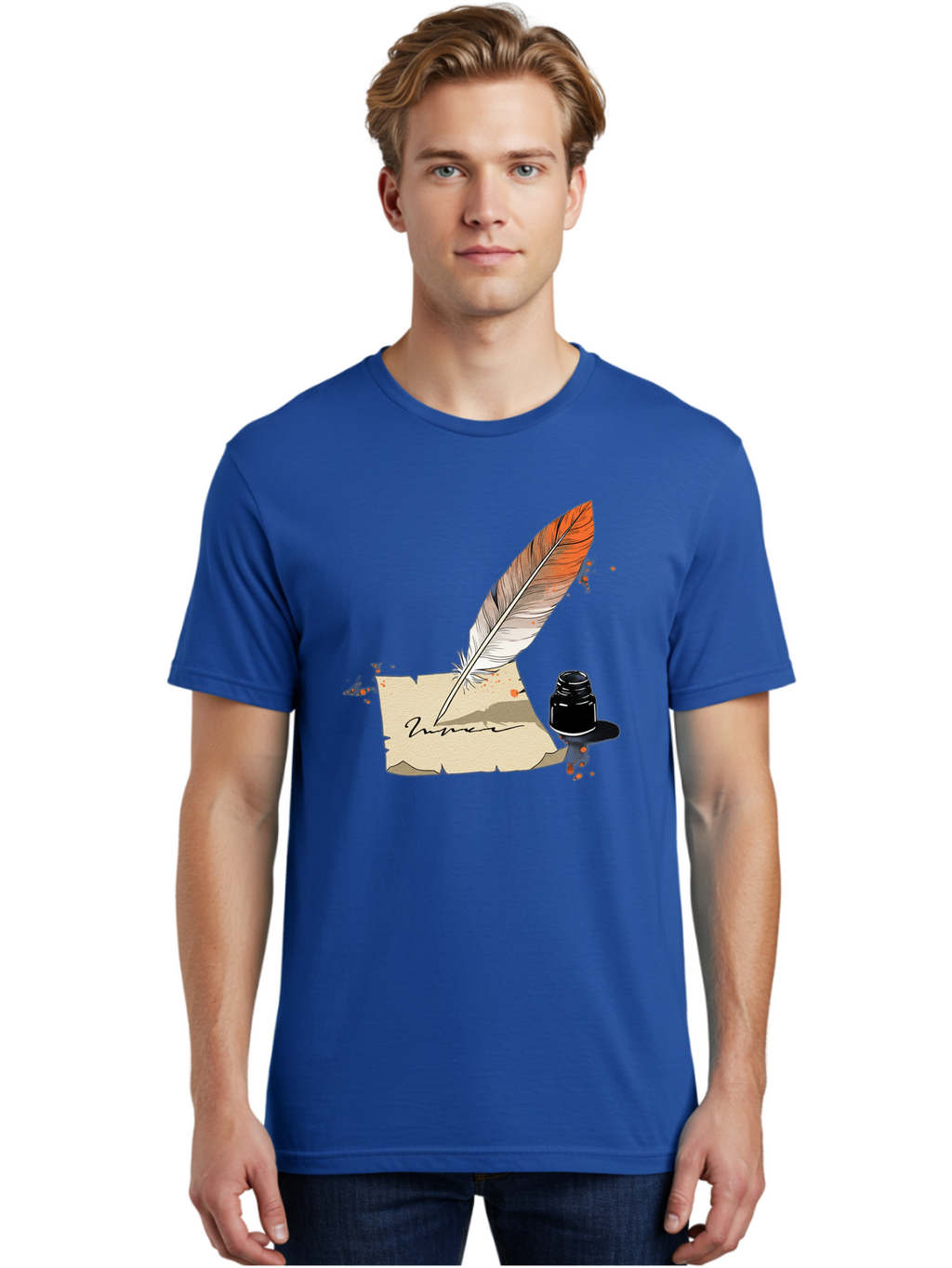 Quill-And-Ink Men'S Graphic Tee, 100% Cotton, Comfortable Casual Summer Wear, Machine Washable, Vintage Camera, Old Camera, Antique Camera, Black Camera, Classic Photography, Photography Equipment, Nostalgic Device, Film Camera, Camera Art Baj210