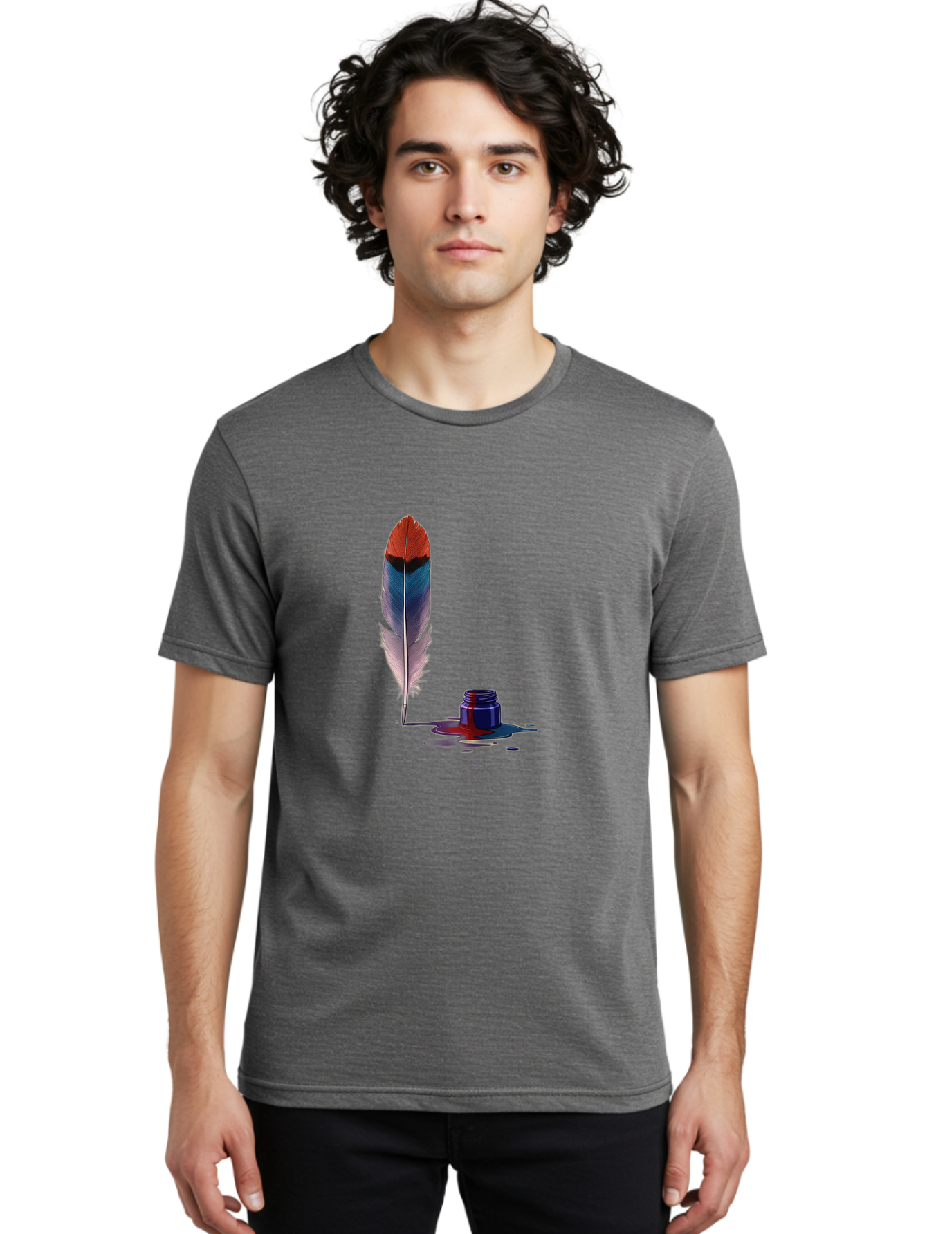 Quill-And-Inkwell Men'S Graphic Tee, 100% Cotton, Comfortable Casual Summer Wear, Machine Washable, Vintage Camera, Old Camera, Antique Camera, Black Camera, Classic Photography, Photography Equipment, Nostalgic Device, Film Camera, Camera Art Baj211