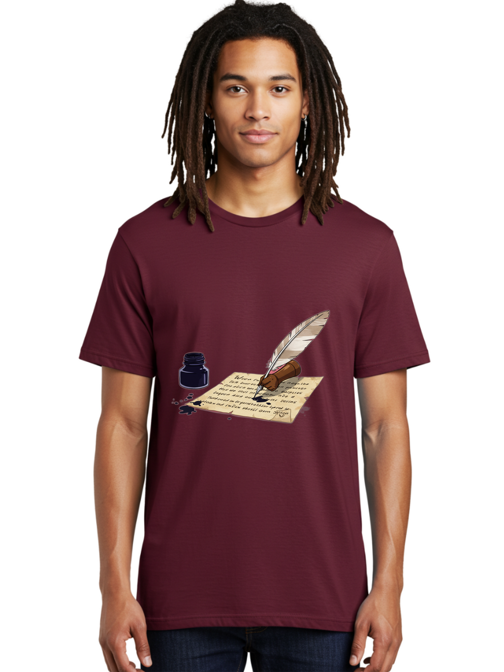 Quill-Pen-And-Ink Men'S Graphic Tee, 100% Cotton, Comfortable Casual Summer Wear, Machine Washable, Vintage Camera, Old Camera, Antique Camera, Black Camera, Classic Photography, Photography Equipment, Nostalgic Device, Film Camera, Camera Art Baj213