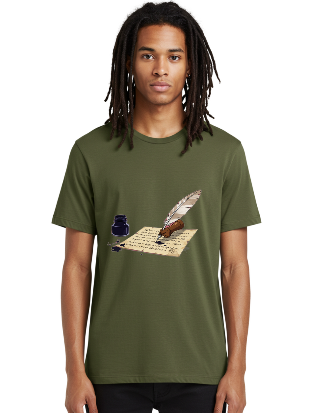 Quill-Pen-And-Ink Men'S Graphic Tee, 100% Cotton, Comfortable Casual Summer Wear, Machine Washable, Vintage Camera, Old Camera, Antique Camera, Black Camera, Classic Photography, Photography Equipment, Nostalgic Device, Film Camera, Camera Art Baj213