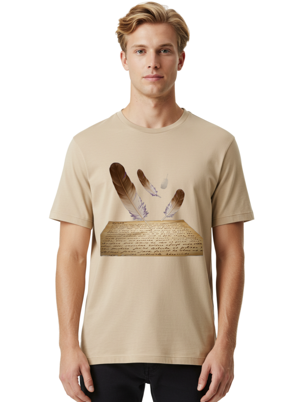 Quill-Pens Men'S Graphic Tee, 100% Cotton, Comfortable Casual Summer Wear, Machine Washable, Vintage Camera, Old Camera, Antique Camera, Black Camera, Classic Photography, Photography Equipment, Nostalgic Device, Film Camera, Camera Art Baj216