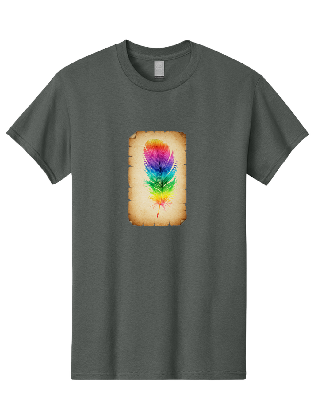 Rainbow-Feather-13 Men'S Graphic Tee, 100% Cotton, Comfortable Casual Summer Wear, Machine Washable, Vintage Camera, Old Camera, Antique Camera, Black Camera, Classic Photography, Photography Equipment, Nostalgic Device, Film Camera, Baj221