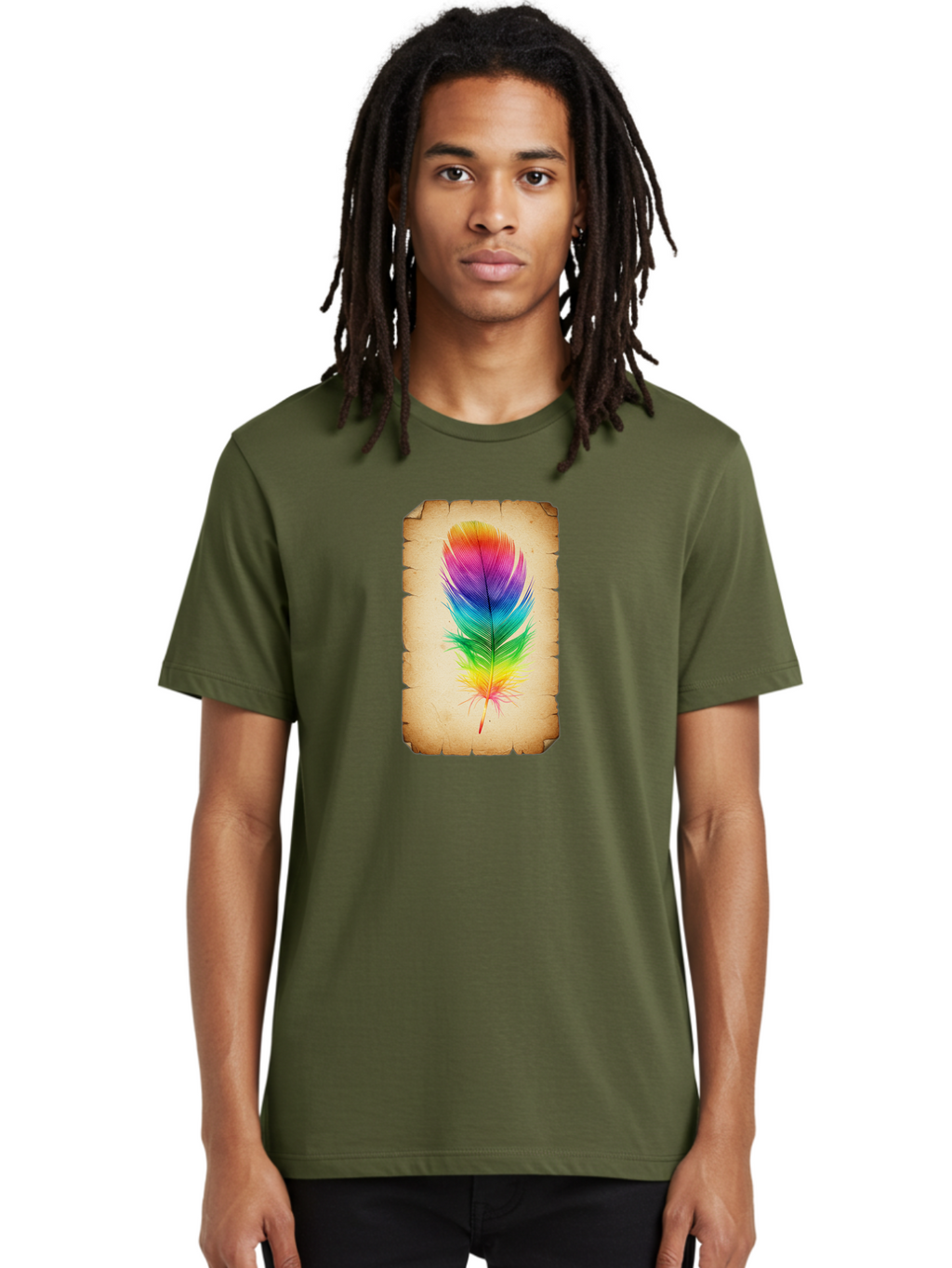 Rainbow-Feather-13 Men'S Graphic Tee, 100% Cotton, Comfortable Casual Summer Wear, Machine Washable, Vintage Camera, Old Camera, Antique Camera, Black Camera, Classic Photography, Photography Equipment, Nostalgic Device, Film Camera, Baj221
