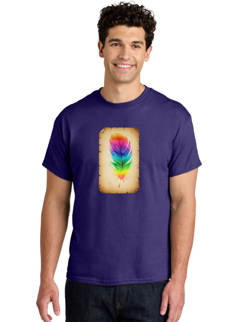 Rainbow-Feather-13 Men'S Graphic Tee, 100% Cotton, Comfortable Casual Summer Wear, Machine Washable, Vintage Camera, Old Camera, Antique Camera, Black Camera, Classic Photography, Photography Equipment, Nostalgic Device, Film Camera, Baj221