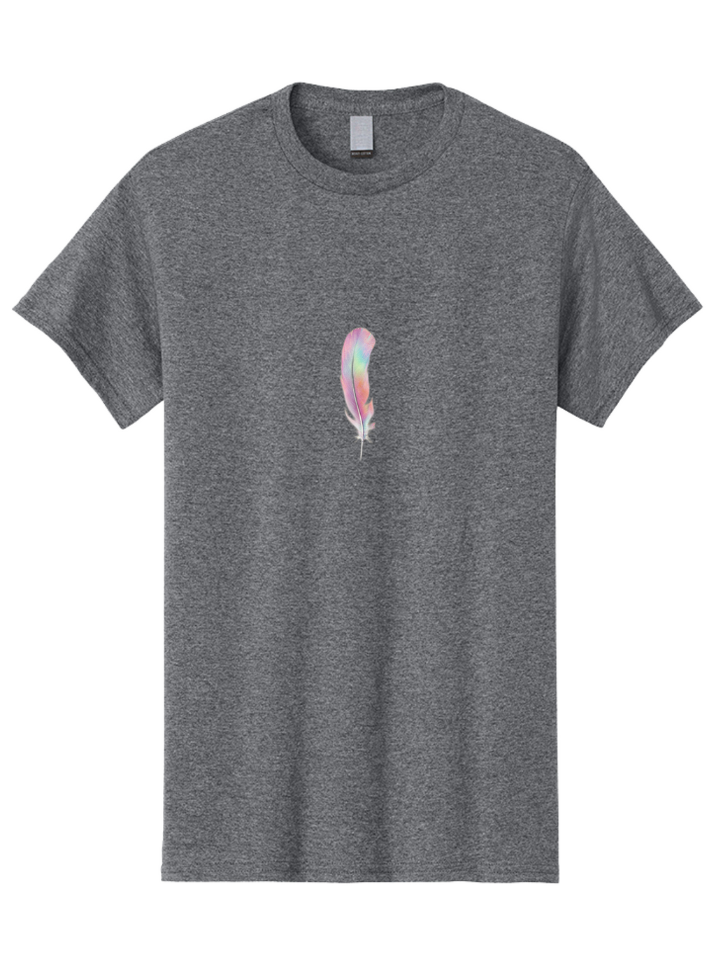 Rainbow-Feather-16 Men'S Graphic Tee, 100% Cotton, Comfortable Casual Summer Wear, Machine Washable, Vintage Camera, Old Camera, Antique Camera, Black Camera, Classic Photography, Photography Equipment, Nostalgic Device, Film Camera, Baj224