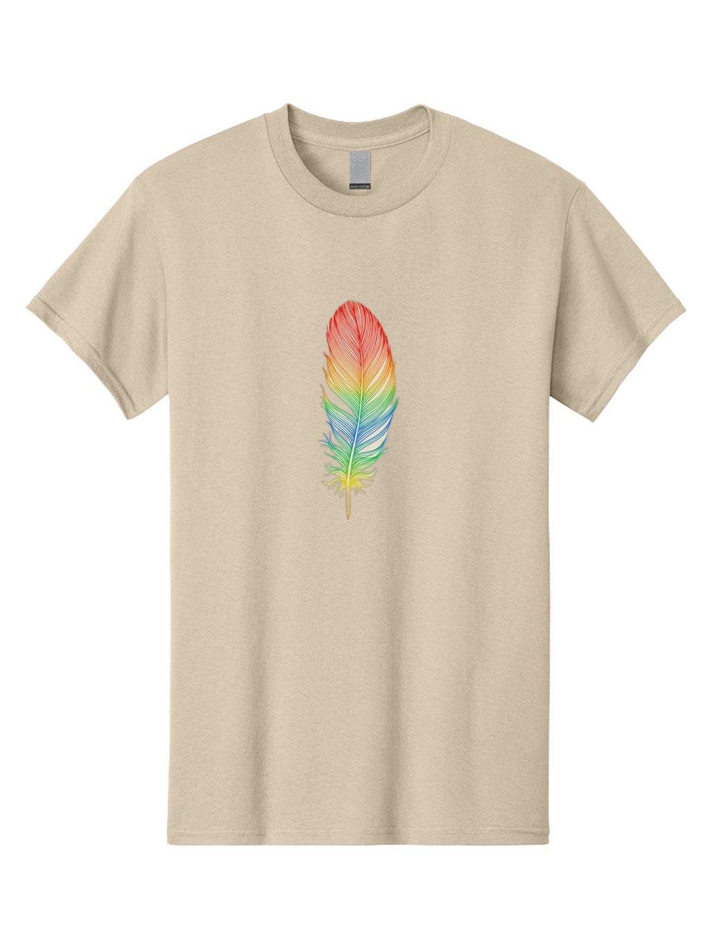 Rainbow-Feather-6 Men'S Graphic Tee, 100% Cotton, Comfortable Casual Summer Wear, Machine Washable, Vintage Camera, Old Camera, Antique Camera, Black Camera, Classic Photography, Photography Equipment, Nostalgic Device, Film Camera, Camera Art Baj229