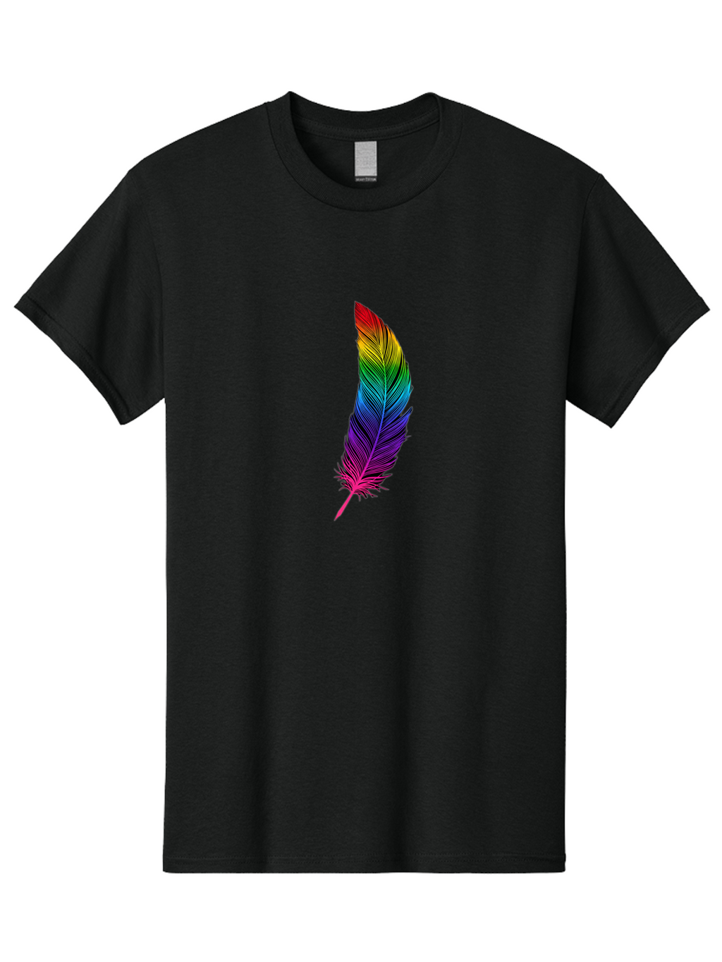 Rainbow-Feather Men'S Graphic Tee, 100% Cotton, Comfortable Casual Summer Wear, Machine Washable, Vintage Camera, Old Camera, Antique Camera, Black Camera, Classic Photography, Photography Equipment, Nostalgic Device, Film Camera, Camera Art Baj233