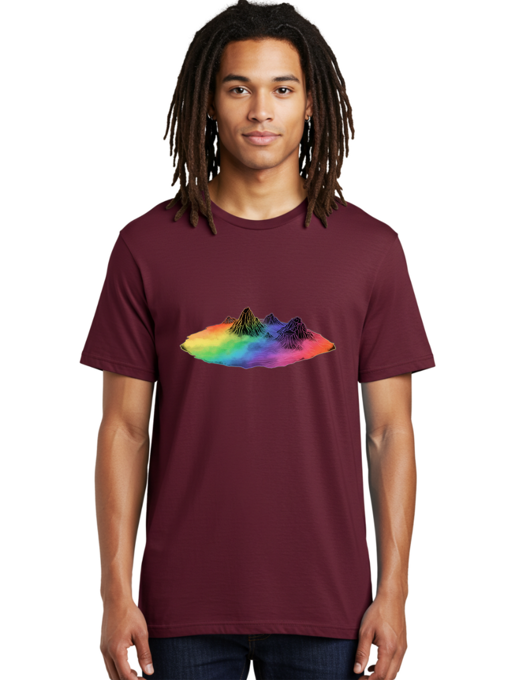 Rainbow-Mountains Men'S Graphic Tee, 100% Cotton, Comfortable Casual Summer Wear, Machine Washable, Vintage Camera, Old Camera, Antique Camera, Black Camera, Classic Photography, Photography Equipment, Nostalgic Device, Film Camera, Camera Art Baj237