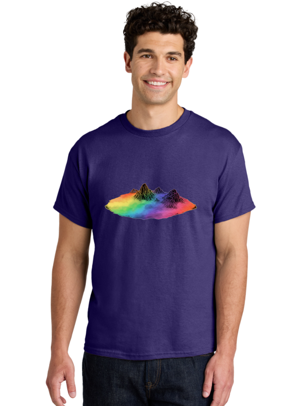 Rainbow-Mountains Men'S Graphic Tee, 100% Cotton, Comfortable Casual Summer Wear, Machine Washable, Vintage Camera, Old Camera, Antique Camera, Black Camera, Classic Photography, Photography Equipment, Nostalgic Device, Film Camera, Camera Art Baj237