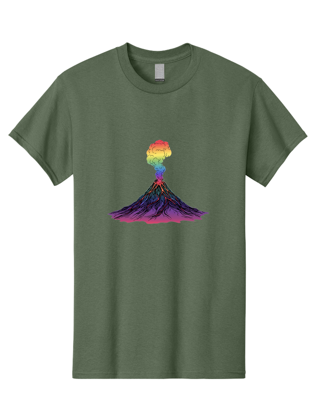 Rainbow-Volcano Men'S Graphic Tee, 100% Cotton, Comfortable Casual Summer Wear, Machine Washable, Vintage Camera, Old Camera, Antique Camera, Black Camera, Classic Photography, Photography Equipment, Nostalgic Device, Film Camera, Camera Art Baj240