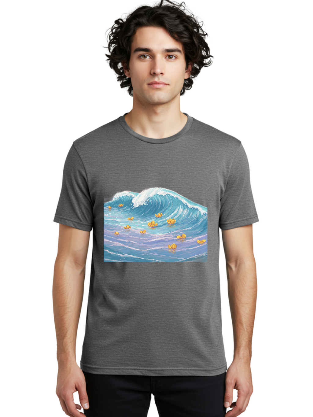 Rubber-Ducks-In-Wave Men'S Graphic Tee, 100% Cotton, Comfortable Casual Summer Wear, Machine Washable, Vintage Camera, Old Camera, Antique Camera, Black Camera, Classic Photography, Photography Equipment, Nostalgic Device, Film Camera, Baj245