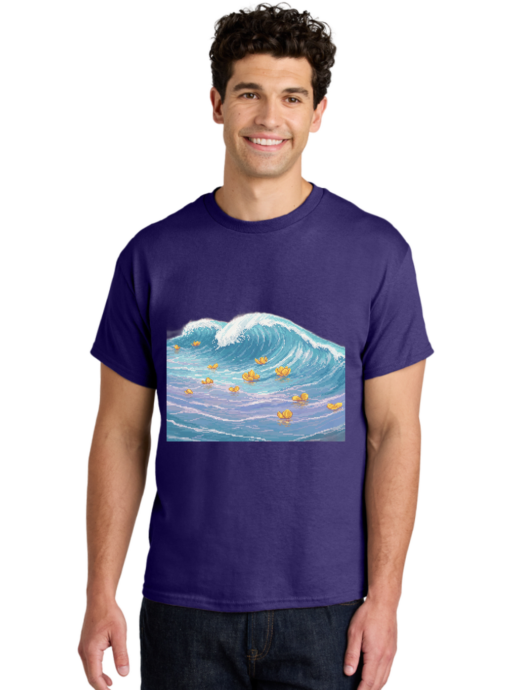 Rubber-Ducks-In-Wave Men'S Graphic Tee, 100% Cotton, Comfortable Casual Summer Wear, Machine Washable, Vintage Camera, Old Camera, Antique Camera, Black Camera, Classic Photography, Photography Equipment, Nostalgic Device, Film Camera, Baj245
