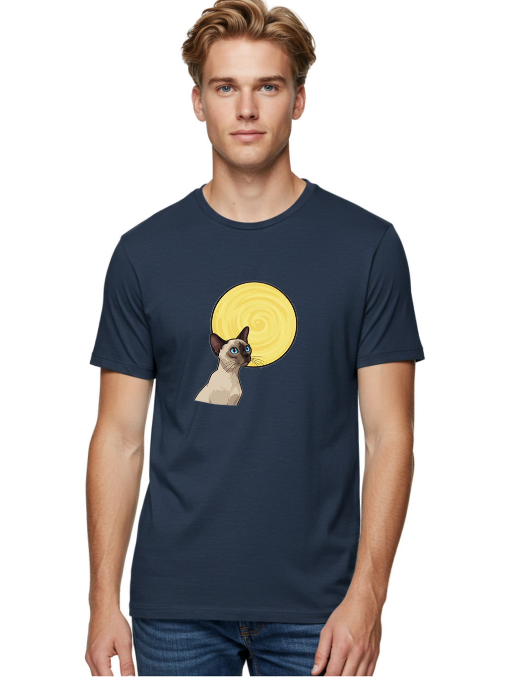 Siamese-Cat Men'S Graphic Tee, 100% Cotton, Comfortable Casual Summer Wear, Machine Washable, Vintage Camera, Old Camera, Antique Camera, Black Camera, Classic Photography, Photography Equipment, Nostalgic Device, Film Camera, Camera Art Baj247
