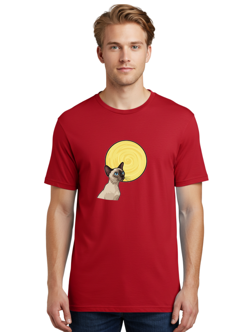 Siamese-Cat Men'S Graphic Tee, 100% Cotton, Comfortable Casual Summer Wear, Machine Washable, Vintage Camera, Old Camera, Antique Camera, Black Camera, Classic Photography, Photography Equipment, Nostalgic Device, Film Camera, Camera Art Baj247