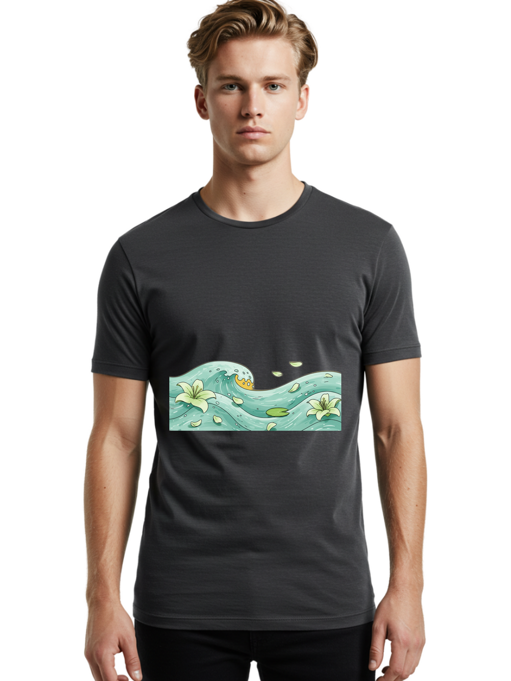 Smiley-Face-Surfing Men'S Graphic Tee, 100% Cotton, Comfortable Casual Summer Wear, Machine Washable, Vintage Camera, Old Camera, Antique Camera, Black Camera, Classic Photography, Photography Equipment, Nostalgic Device, Film Camera, Baj254