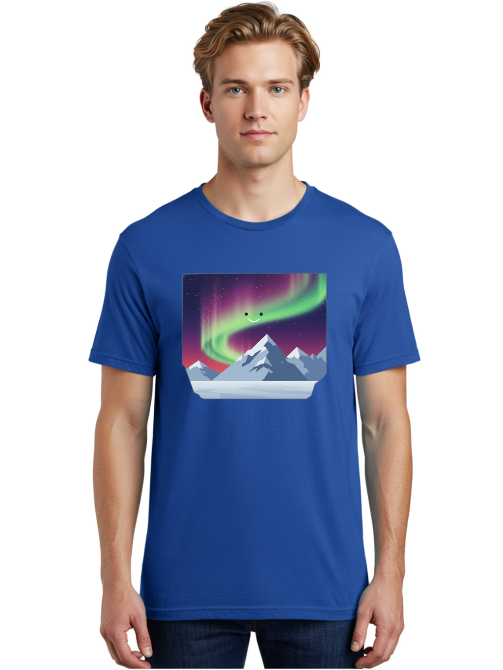 Smiling-Aurora-Borealis Men'S Graphic Tee, 100% Cotton, Comfortable Casual Summer Wear, Machine Washable, Vintage Camera, Old Camera, Antique Camera, Black Camera, Classic Photography, Photography Equipment, Nostalgic Device, Film Camera, Baj255