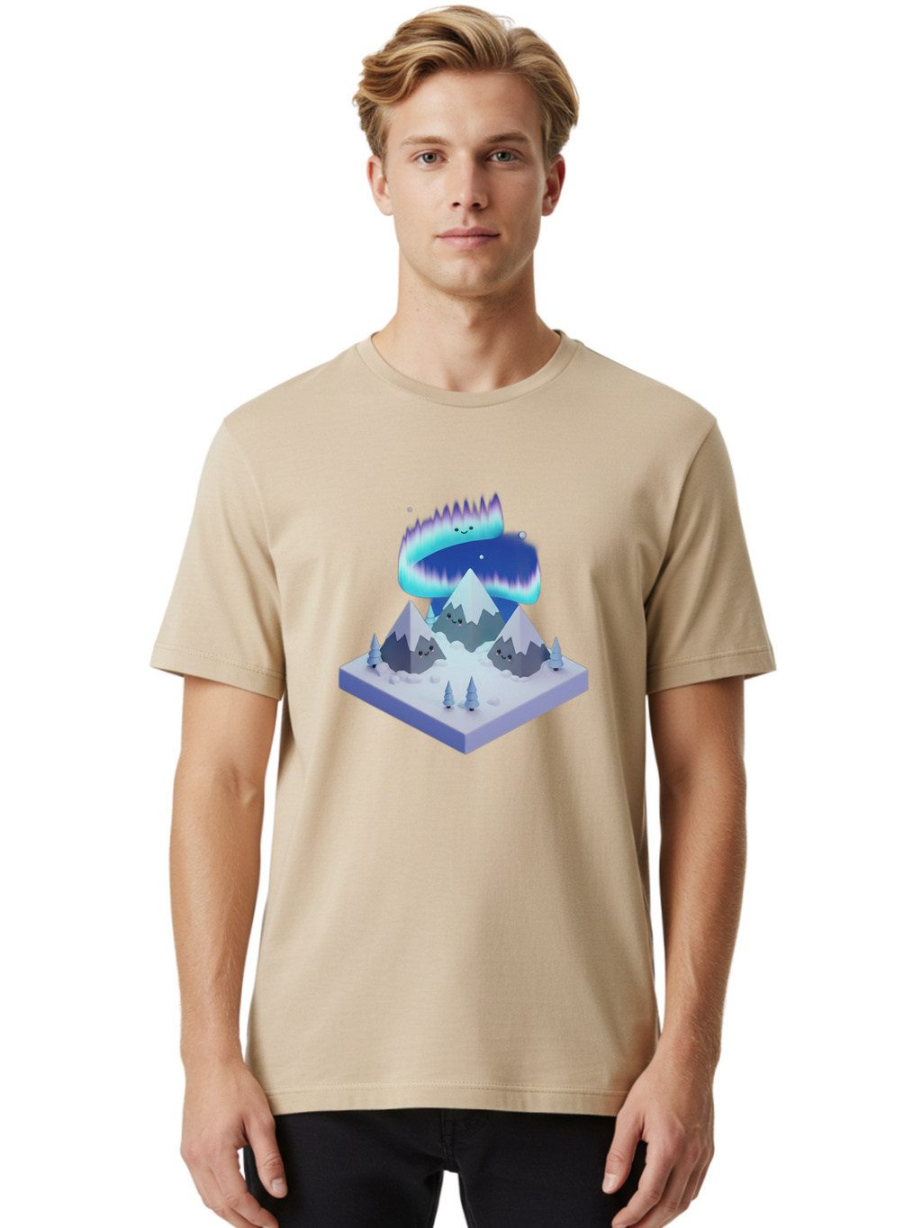 Snowy-Mountains Men'S Graphic Tee, 100% Cotton, Comfortable Casual Summer Wear, Machine Washable, Vintage Camera, Old Camera, Antique Camera, Black Camera, Classic Photography, Photography Equipment, Nostalgic Device, Film Camera, Camera Art Baj260