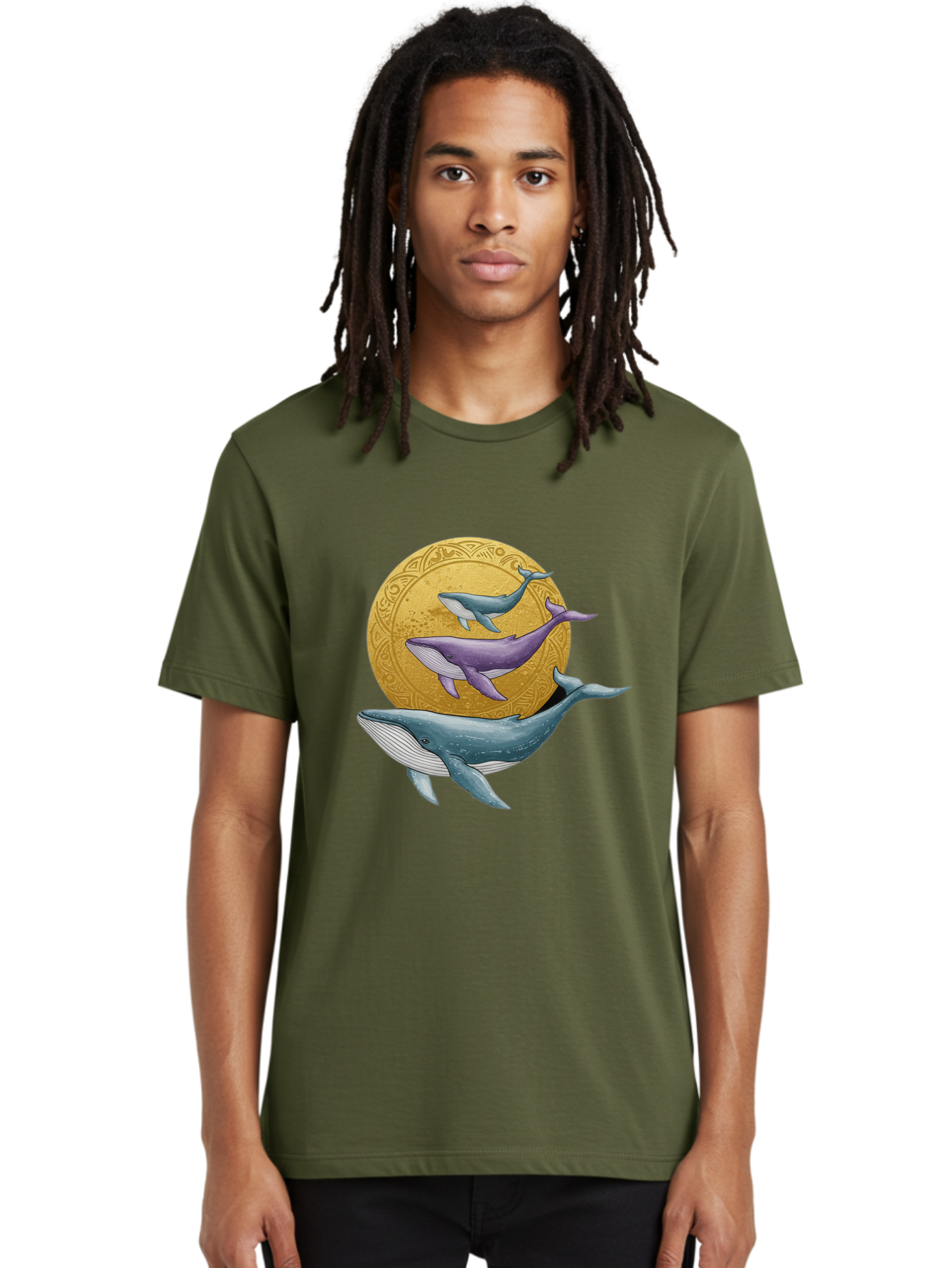 Three-Whales-1 Men'S Graphic Tee, 100% Cotton, Comfortable Casual Summer Wear, Machine Washable, Vintage Camera, Old Camera, Antique Camera, Black Camera, Classic Photography, Photography Equipment, Nostalgic Device, Film Camera, Camera Art Baj269