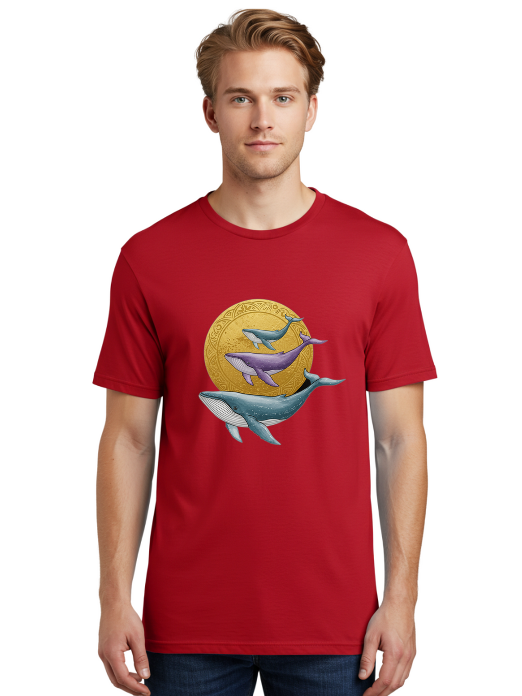 Three-Whales-1 Men'S Graphic Tee, 100% Cotton, Comfortable Casual Summer Wear, Machine Washable, Vintage Camera, Old Camera, Antique Camera, Black Camera, Classic Photography, Photography Equipment, Nostalgic Device, Film Camera, Camera Art Baj269