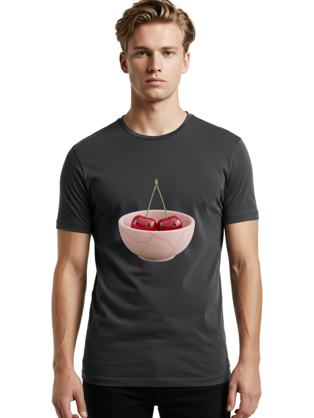 Tied-Cherries Men'S Graphic Tee, 100% Cotton, Comfortable Casual Summer Wear, Machine Washable, Vintage Camera, Old Camera, Antique Camera, Black Camera, Classic Photography, Photography Equipment, Nostalgic Device, Film Camera, Camera Art Baj273