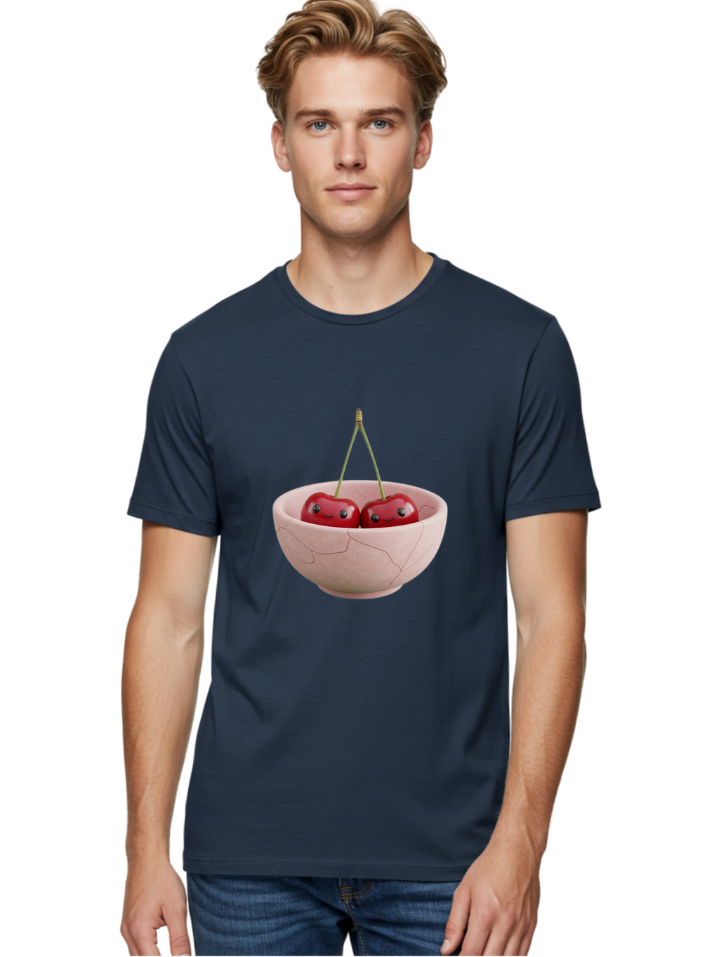 Tied-Cherries Men'S Graphic Tee, 100% Cotton, Comfortable Casual Summer Wear, Machine Washable, Vintage Camera, Old Camera, Antique Camera, Black Camera, Classic Photography, Photography Equipment, Nostalgic Device, Film Camera, Camera Art Baj273