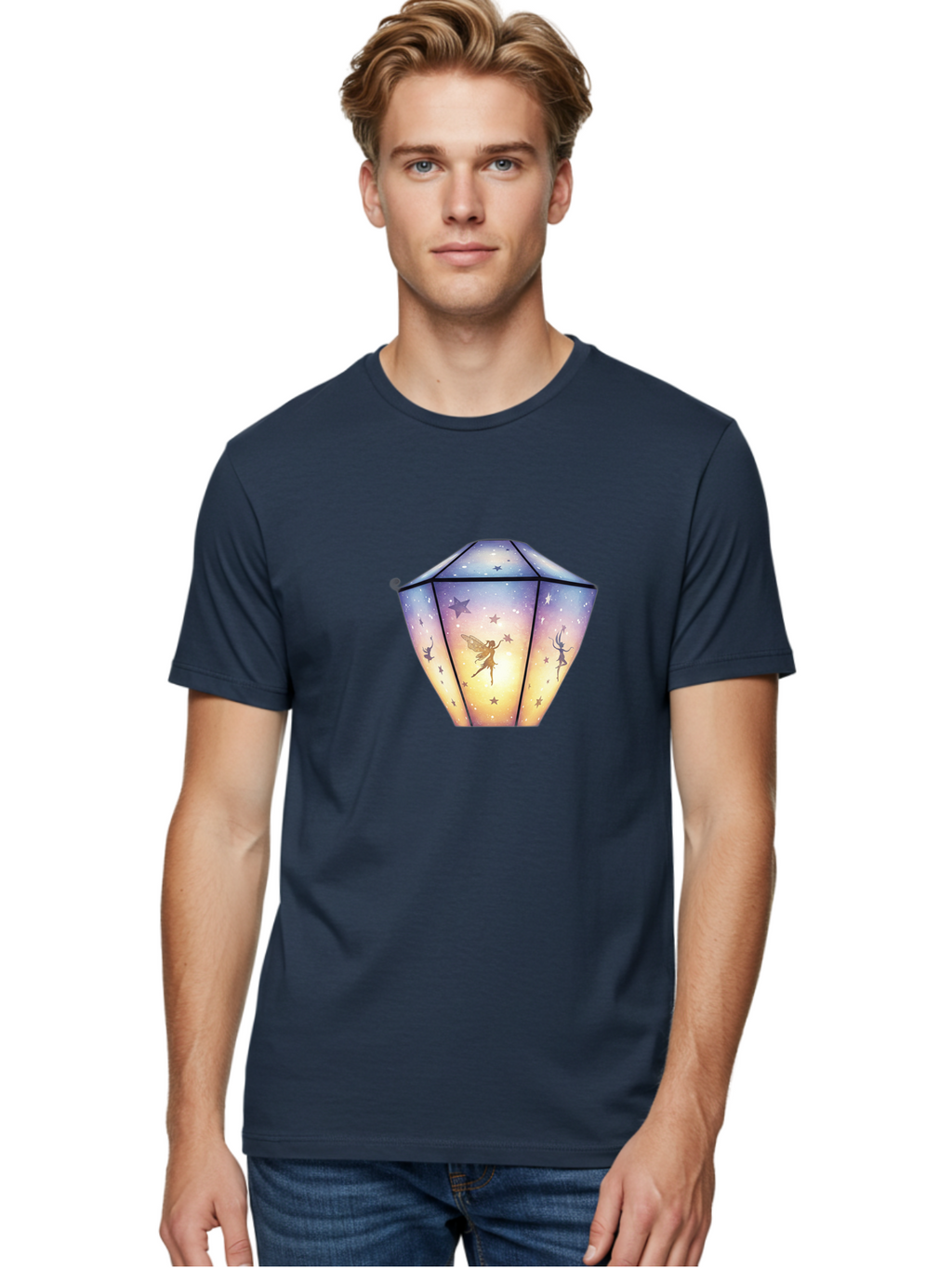 Tinkerbell-Lantern Men'S Graphic Tee, 100% Cotton, Comfortable Casual Summer Wear, Machine Washable, Vintage Camera, Old Camera, Antique Camera, Black Camera, Classic Photography, Photography Equipment, Nostalgic Device, Film Camera, Baj274