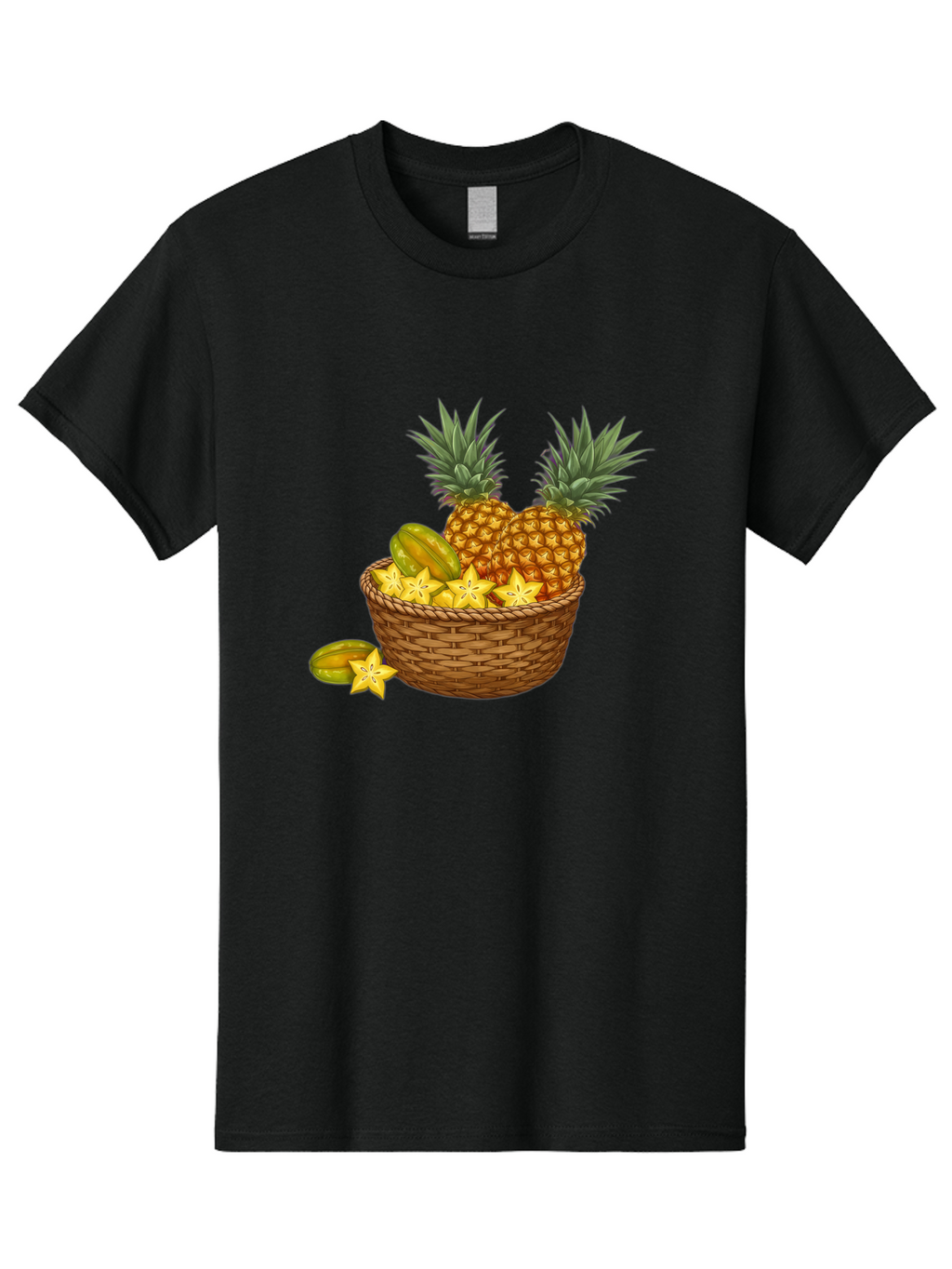 Tropical-Fruits-Basket Men'S Graphic Tee, 100% Cotton, Comfortable Casual Summer Wear, Machine Washable, Vintage Camera, Old Camera, Antique Camera, Black Camera, Classic Photography, Photography Equipment, Nostalgic Device, Film Camera, Baj279