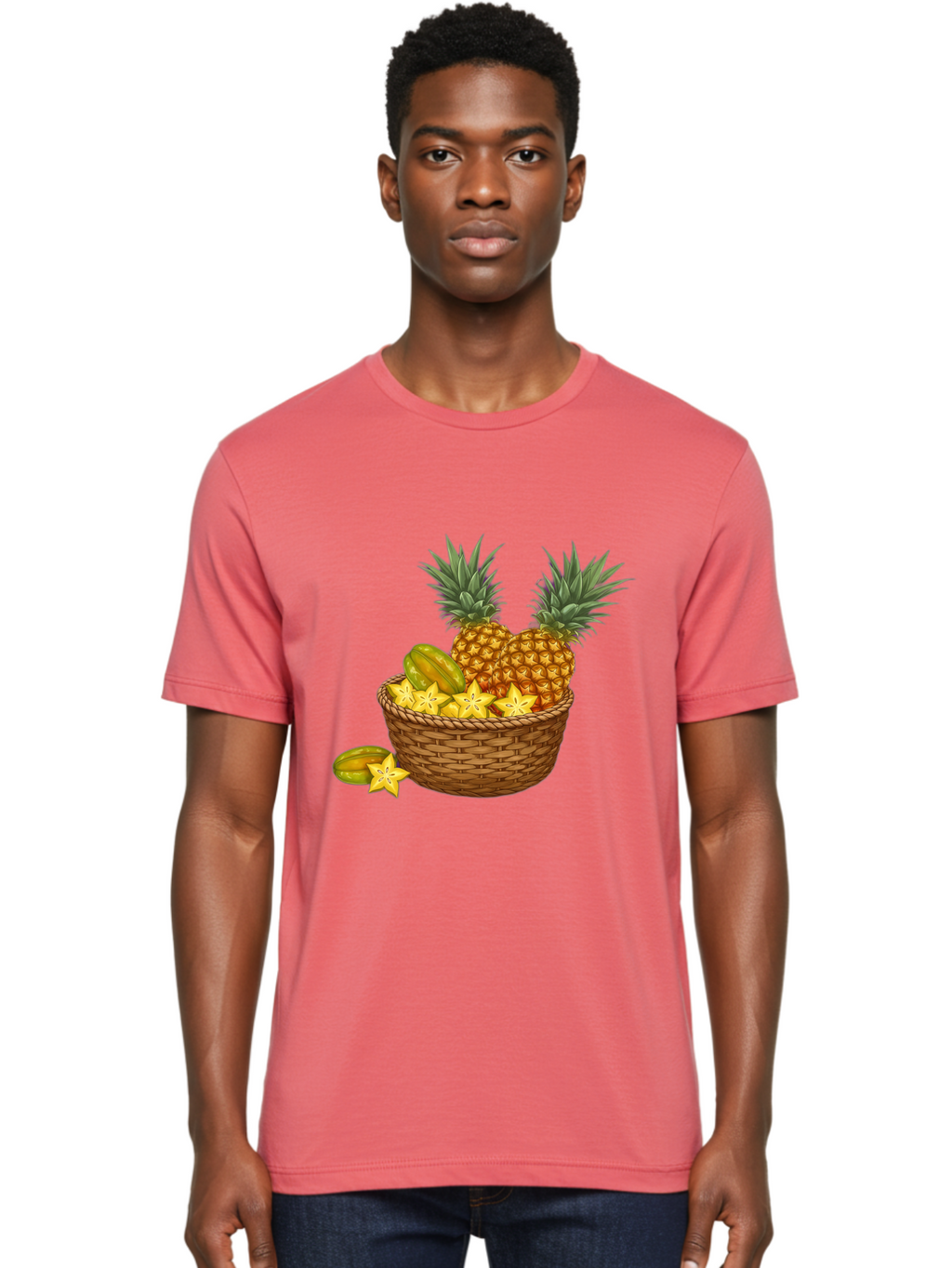 Tropical-Fruits-Basket Men'S Graphic Tee, 100% Cotton, Comfortable Casual Summer Wear, Machine Washable, Vintage Camera, Old Camera, Antique Camera, Black Camera, Classic Photography, Photography Equipment, Nostalgic Device, Film Camera, Baj279